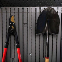 棚屋工具挂钩塑料抓钩储物棚收纳架 棚屋侧板通用壁钩凹槽吊钩