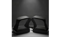 Reinforced Exercise Bike Pedals with Straps Threaded Exercise Cycle Pedals with Straps Anti-Slip Adjustable for Indoor Cycling