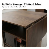 elevatingTop Coffee Table Height-Adjustable Household Furniture Multi-Functional Movable with casters for People in Small Homes