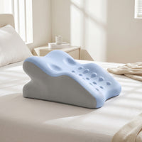 Prone Pillow Breathable Wedge Pillow with Contoured Surface Compact Support Cushion for Readers