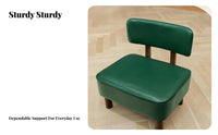 Padded Floor Chair with Backrest Back Support Low Stool Multi-Purpose for Adults