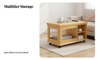 Expandable Storage Trolley Versatile Functionality Multi-Tier Rolling Shelf