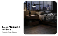 Sculptural End Table Minimalist Design Nightstand Light Luxury for Hotel, Office