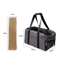 Portable Feline Tote Lightweight Soft-Sided Carrier Zipper Closure for Outdoor