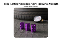 Aluminum Alloy Valve Stem Cap Easy to Install Tire Valve Stem Cap Sturdy Car Accessory for DIY Enthusiasts, Drivers, Vehicle Wheels, Auto Maintenance