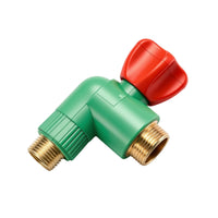 Thickened Angle Valve with Handwheel Pressure-resistantProof Angle Shut-off Valve Straight-Through Compact for Homeowners, Plumbers, Kitchen, Bathroom, Water Heater