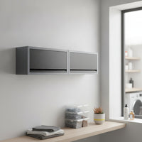 Wall Cabinet with Gas Struts Industrial Wall Cabinet with Gas Spring Space-Saving Furniture for Workshop