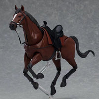 Figma Horse Action Figure White Brown Black Super Articulated