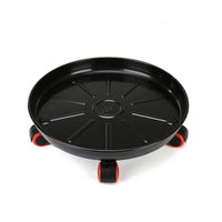 Flower Pot Tray with Rollers Flower Pot Trolley Portable Planter Trolley for Gardeners, Balcony