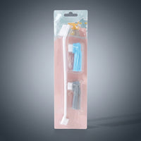Dog Toothbrush and Cat Toothbrush Set for Fresh Breath, Double Ended Tooth Brush with Soft Bristles, 3 Pack Finger Tool for Plaque Removal