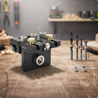 Wood Dowel Drilling Jig Aluminum Alloy Vertical Drilling Easy to Use