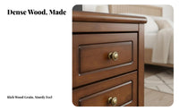 Roman pillar Nightstand With Storage Drawer Roman pillar End Table for Renters
