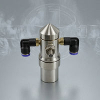 Humidification Nozzle with Elbow Fittings Stainless Steel Misting Nozzle with Brass Body Industrial for Factory, Workshop