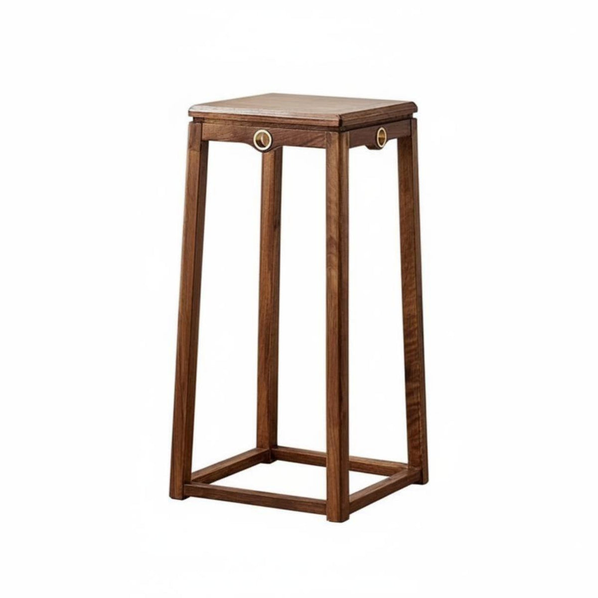 Two-Tier Flower Table Chinese Design Design Plant Holder for Living Room