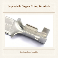 Insulated spade terminal for copper wire