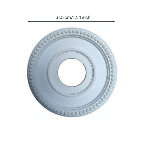 Ceiling Ornamental Disc Beaded Border Home Decor Molded