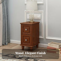 Narrow Storage Cabinet Sturdy Construction Narrow End Table adaptable Design