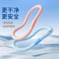 Ice Silk Hula Hoop with Spring, Weighted for Home Fitness