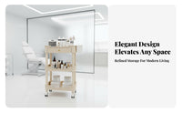 Beauty Salon Trolley Easy Mobility Beauty Trolley Cart Sturdy Frame Salon Work Station for Beauticians, Estheticians, Design Studio Studio, Washroom