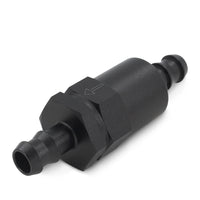 PERRIN Inline Fuel Filter 30 Micron Aluminum Black 1/2" 3/8" 5/16"
