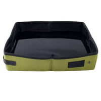 Foldable Cat Pet Waste Container Lightweight Portable Pet Toilet for Outdoor, Car
