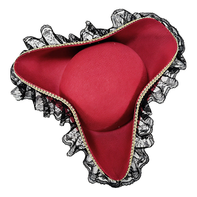 Red / Lace Hat