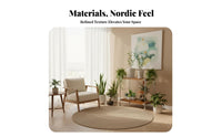 Japanese design Tiered Wooden Flower Rack Floor-Standing Multi-Level Planter Organizer Space-Saving Plant Shelf Stable framework for Homeowners, Apartment Dwellers, Gift Givers, Living Room, Balcony, Indoor, Bedroom