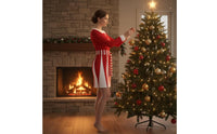 Long Sleeve Form-Fitting Dress Festive Apparel for Women, Christmas Parties, Stage Performances, Themed Events