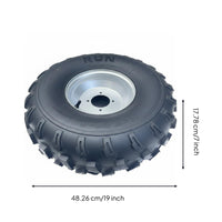 Heavy Duty ATV Tire and Rim Assembly 4 Ply Rating Vehicle Part for Beach