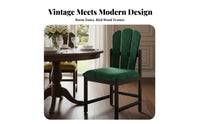 Peacock Chair French Vintage design Dining Room Furniture Padded Seat Armless Design for Homeowners, Bedroom, Commercial Spaces