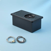 Bar Glass Washer Drainage Holes Press-Activated Glass Washer Black Finish