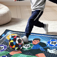 Sticky Soccer Target Mat Numbered Areas Soccer Scoring Mat Corner Loops Practice Board for Children