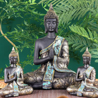 Southeast Asian Buddha Ornament Meditation Inspired for Entryway, Living Room