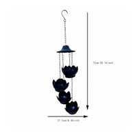 Lotus Hanging Planter Decorative Chain Garden Decor Multi-Tier for Balcony