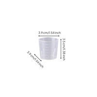 Silicone Measuring Container, 100ml Beaker, Precise Scale, Flexible Mixing Container for Kitchen, DIY Craft, Pouring