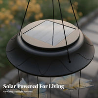 Waterproof Solar Wind Chime Light Automatic On/deactivate LED Solar Hanging Decor Easy Installation for Patio, Yard, Balcony