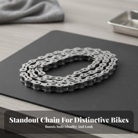 Cycle Chain Colorful Finish Mountain Bike Chain Lightweight Design Long-Lasting for DIY Mechanics, Racing, Garage