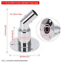 Flange Vent Exhaust Pipe for Marine Parking Heater Steam Smoke Exhaust Pipe Stainless Steel Accessory