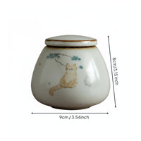 Cat Cremation Urn Waterproof-Resistant Seal Small Cat Memorial Container
