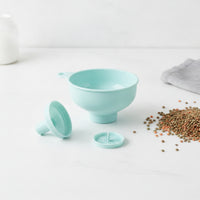 Detachable Funnel with Attachments Long-Handled Plastic Funnel Set Easy to Clean Food Grade for Bottle Filling, Canning