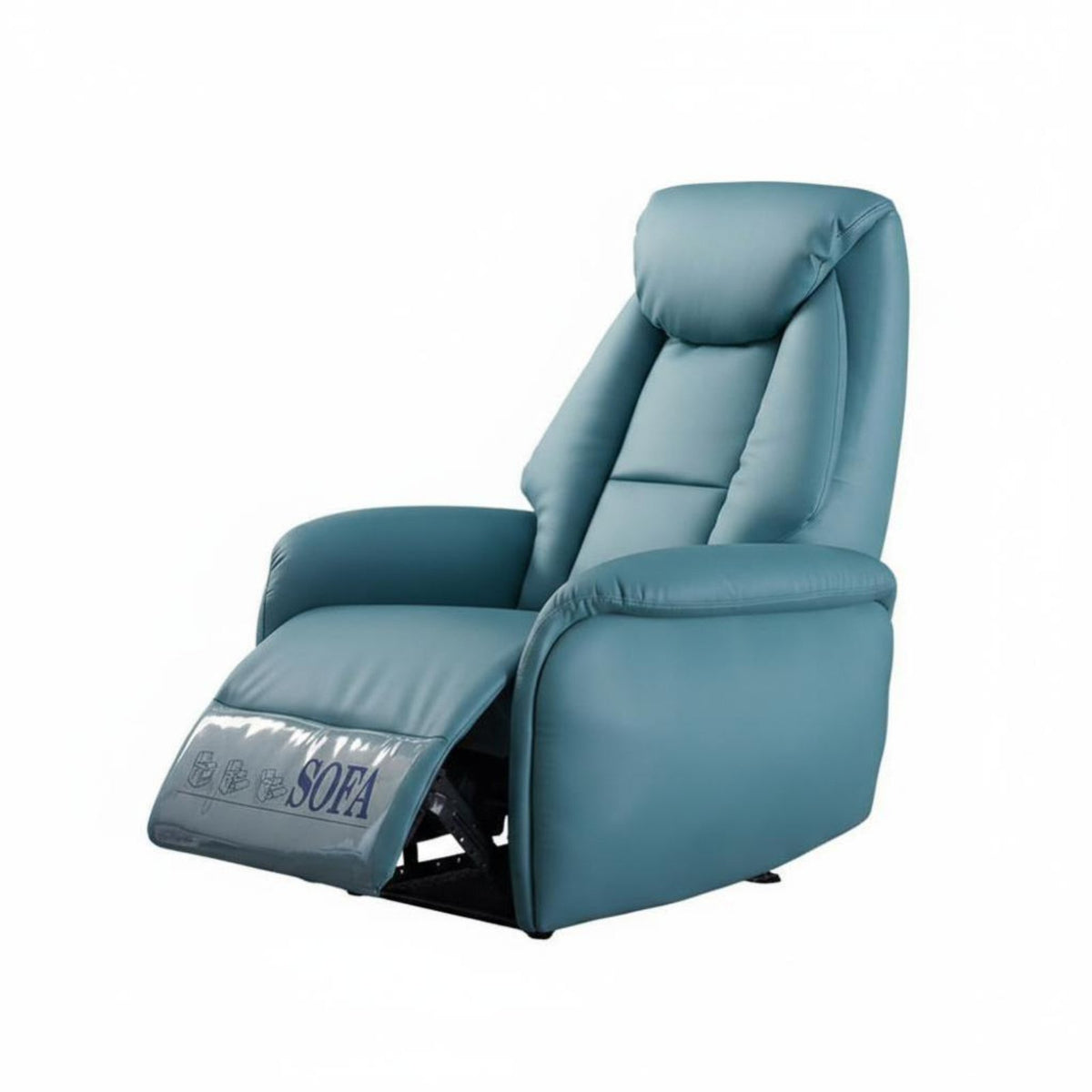 Electric Recliner Modern Minimalist Design Powered Armchair with Footrest Power Recline Plush Cushioning for perusing corner