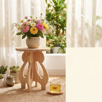 Fir Wood Stool Lightweight Fir Stool Compact for Living Room, Balcony