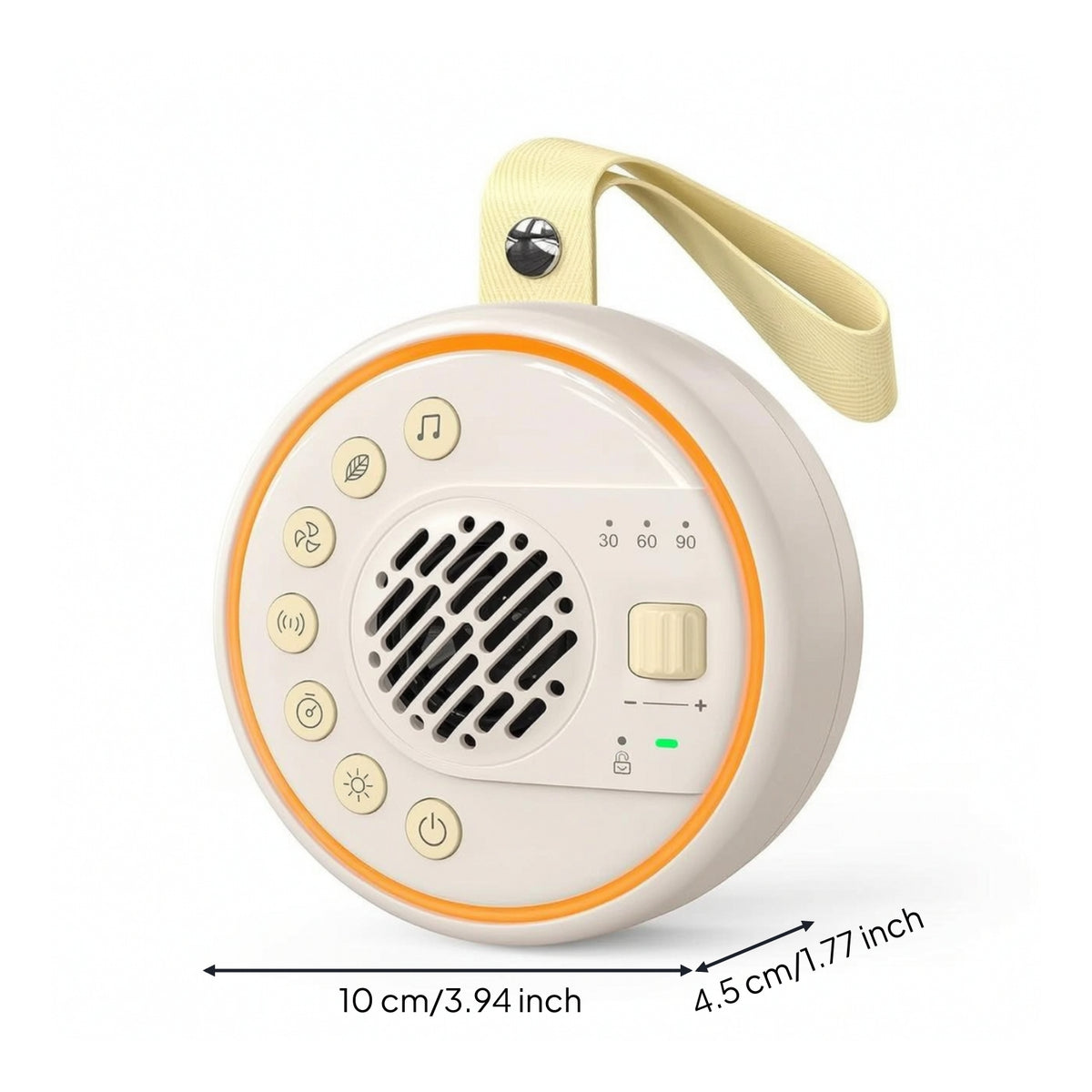 Ambient Sound Machine Compact Electronics Adjustable-Volume Device for Infants