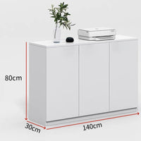 Office Partition Cabinet Storage Credenza Planter Box Room Divider with Adjustable Shelves Tidy Workspace Suitable for Office Reception Area Study Workshop