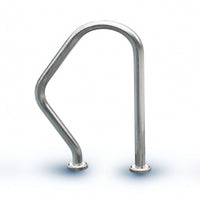 Stainless Steel Pool Ladder Handrail Surface Mounting Pool Handrail Strong Hardware Polished for Contractors, Swimming Pools, Poolside