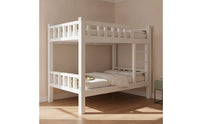 Compact Metal Bunk Bed Safe Bunk Bed with Ladder Slatted Furniture Modern for Children, Bedroom