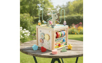 Activity Cube Interactive Bead Maze Sensory for Nursery, Preschool, Kids, Babies