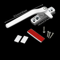 Aluminum casement handle lock