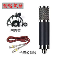 Large Diaphragm Condenser Microphone Kit with Shock Mount, F11, 48V, Bluetooth 5.0