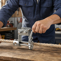 Heavy-Duty Rope Tightener Manual Cargo Tightener Adjustable Rope Tensioner Quick Adjust for Haulers